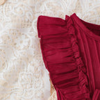 Robe Bébé Fille Été – Sans Manches avec Volants & Bandeau