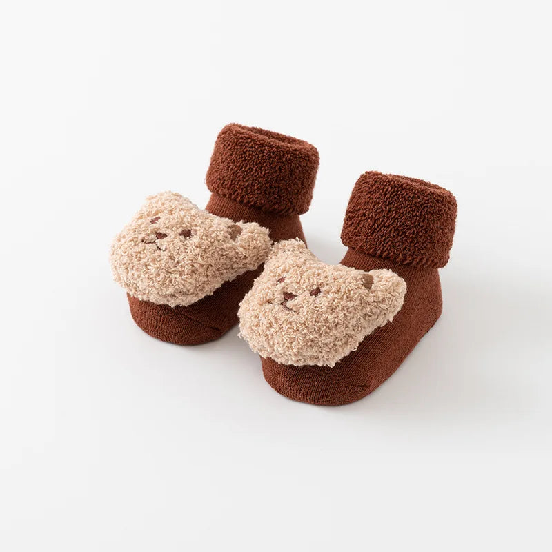 Chaussettes Bébé – Ours Coton Doux