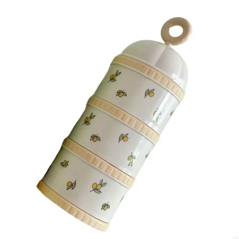 54DF Portable Formula Dispenser Baby Storage Box Rice Container for Baby Cereal Convenient Infant Milk Powder Box
