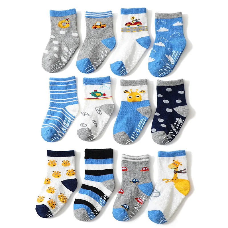 Chaussettes Bébé – Lot Économique 12 pcs