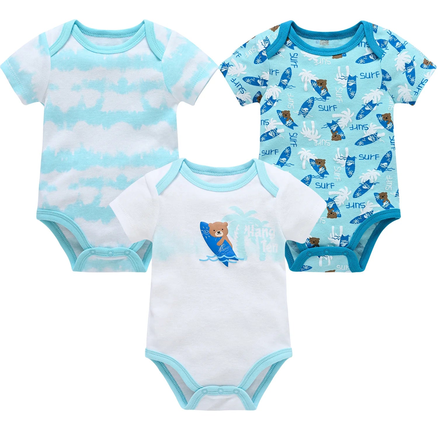 Tenue Bébé Garçon – Body + Pantalon Été