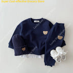 Ensemble Bébé Velours – Capuche & Pantalon