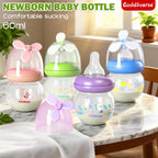 Cute 60ml Small - capacity Mini Bottle for Infant Juice, 60ml bottle, safe PP material, BPA free, gifts for kids, holiday gifts