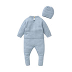 Playsuit Bébé + Bonnet – Hiver Douillet