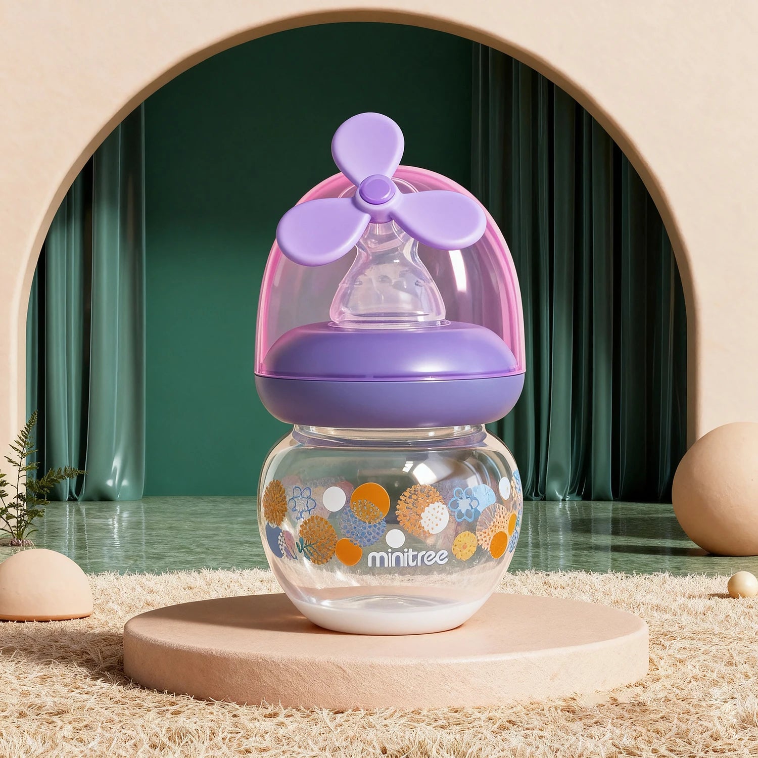Cute 60ml Small - capacity Mini Bottle for Infant Juice, 60ml bottle, safe PP material, BPA free, gifts for kids, holiday gifts