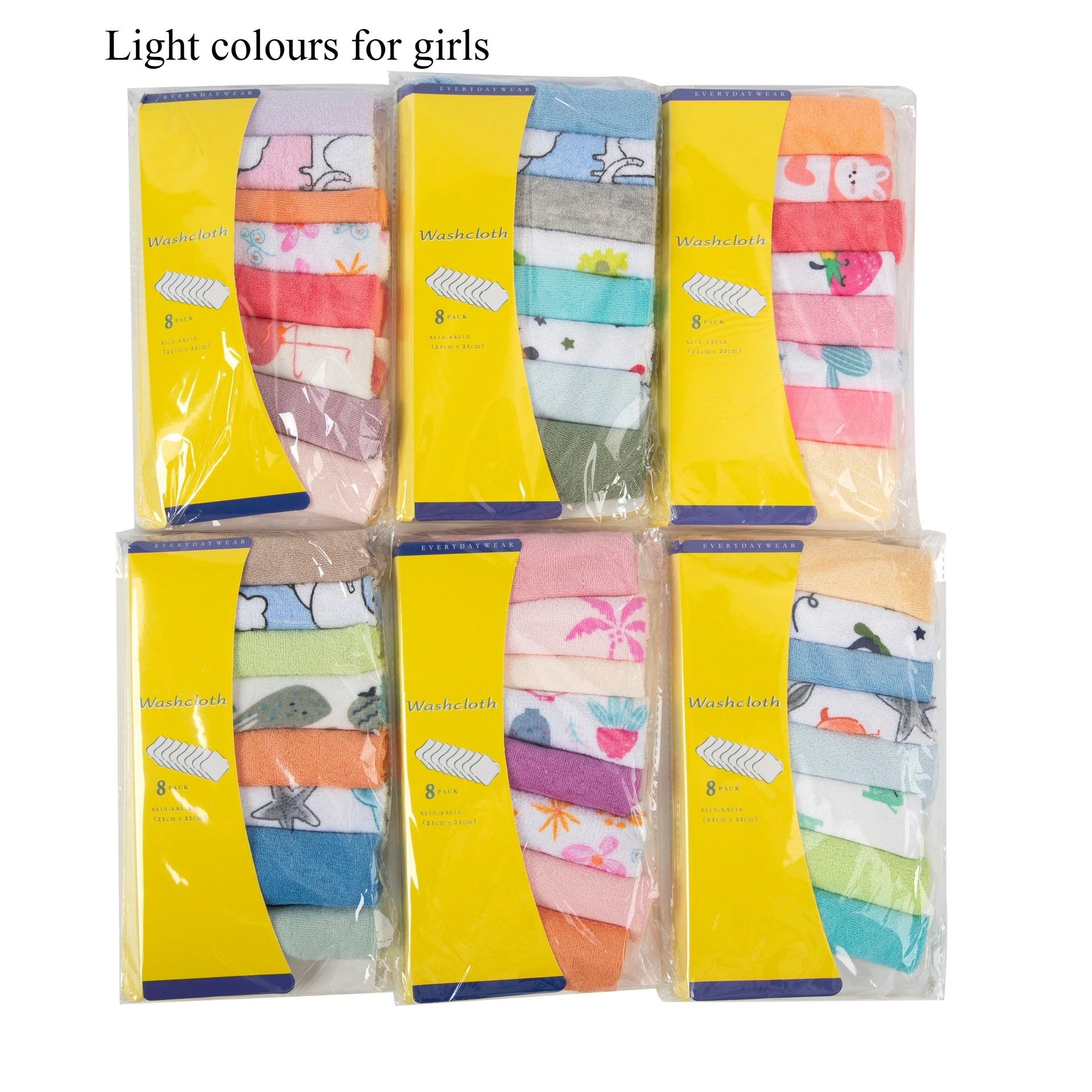 Lot Lingettes Bébé – 5/8 pcs Coton Doux