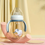 Durable Polypropylene Baby Bottle with Handle - Wide Caliber, Easy to Handle, Suitable for Newborn Feeding Bottles