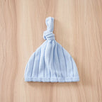 2pcs newborn baby romper Winter sweater knit long-sleeved blue Bear Chapter With hat One piece Baby pajamas 0-18 months Unisex