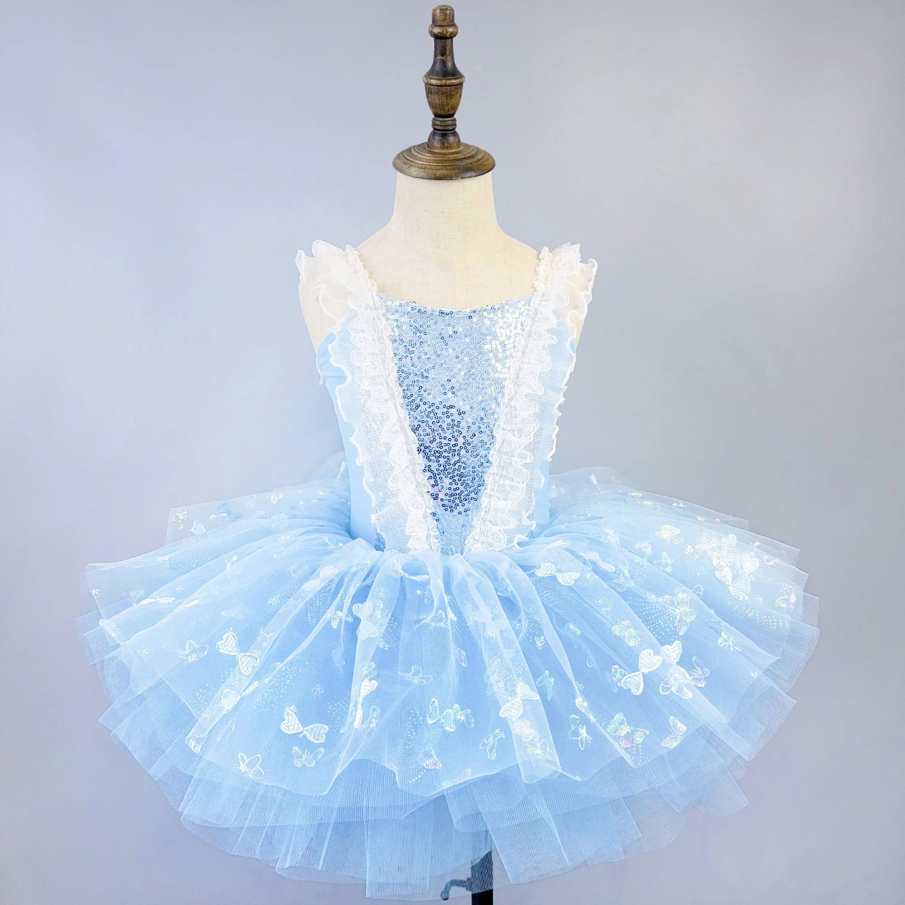 Girls Ballet Performance Costume Vestidos Dance Wear Kids Tutu Ballet Dress Stage Outfit Summer Fashion Princess Dresses