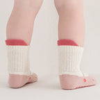 3/6 Pairs Baby Floor Socks with Grips Breathable Cotton Non-Slip Socks for Toddlers 0-5 Years