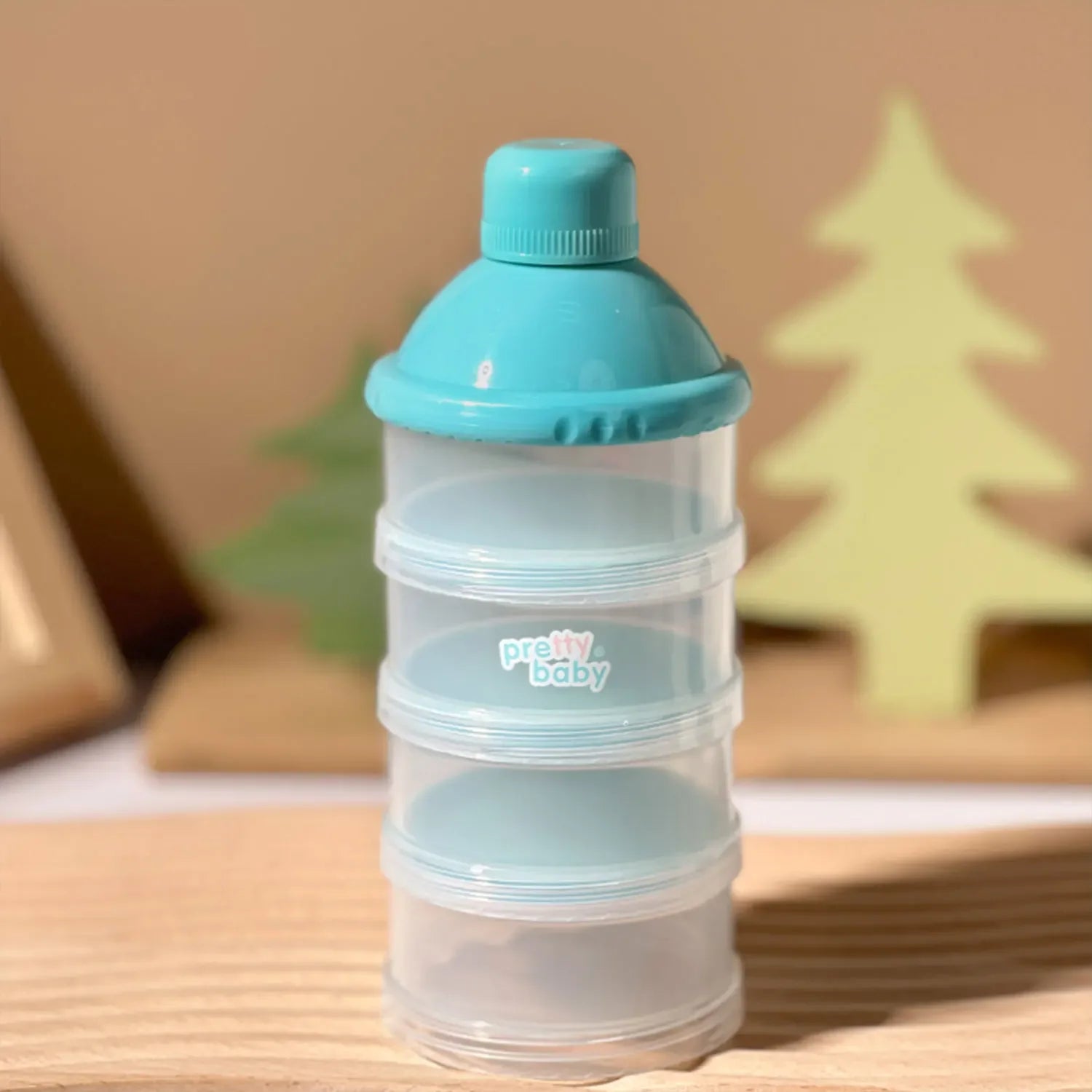 4-Layer Detachable Transparent Multi-layer Milk Powder Box Detachable Baby Milk Powder Compartment Maternal and Child Products