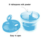 1PC 3-Cell Portable Milk Powder Dispenser & Snack Storage Box, BPA-Free, Travel & Outdoor Use, Compact Baby Formula Container