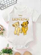 Body Bébé Le Roi Lion – Barboteuse Cartoon Manches Courtes