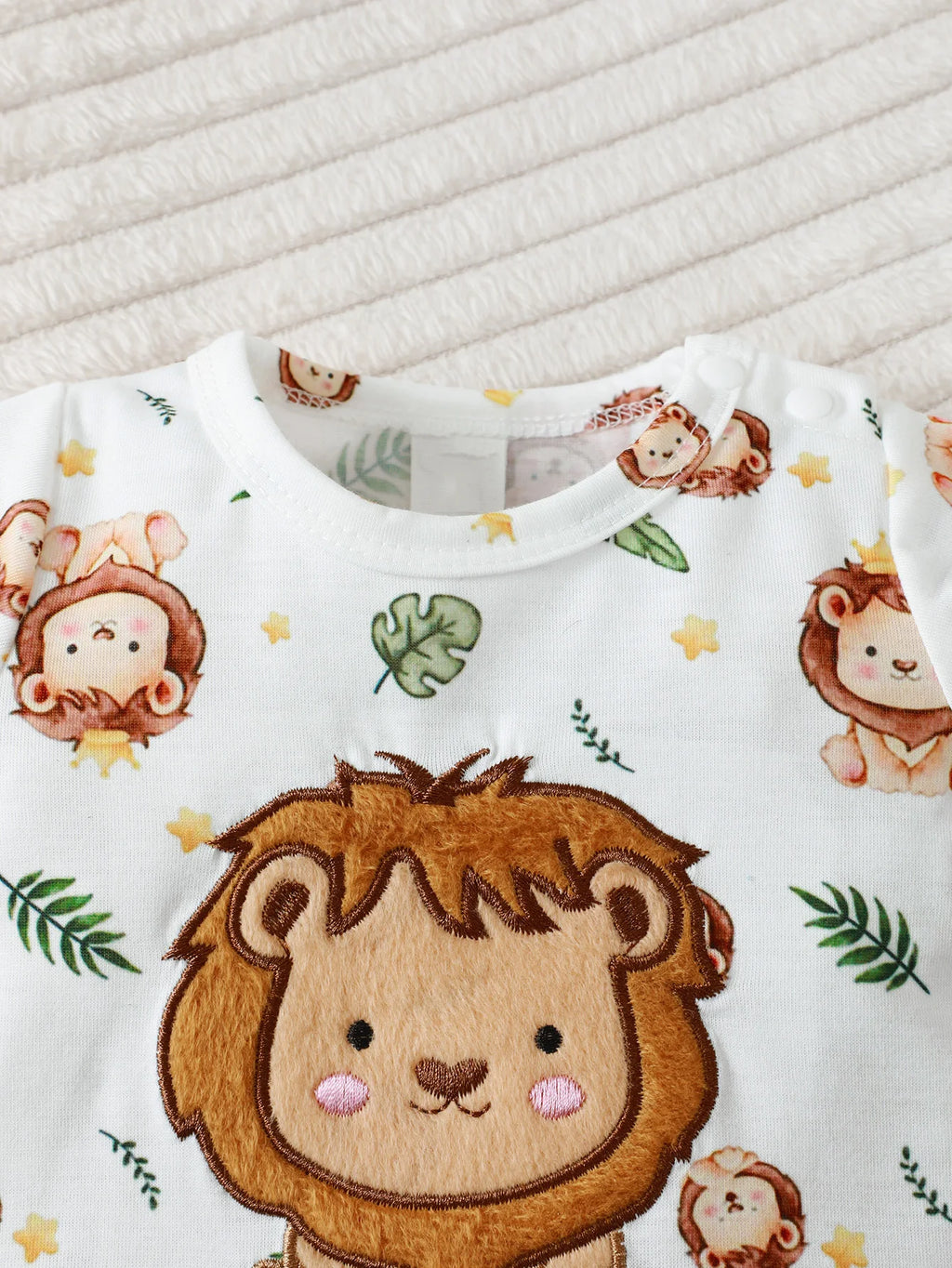 Ensemble Été Bébé – Lion Cartoon