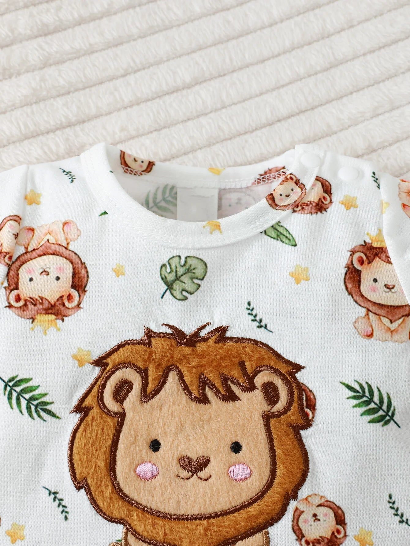 Ensemble Été Bébé – Lion Cartoon