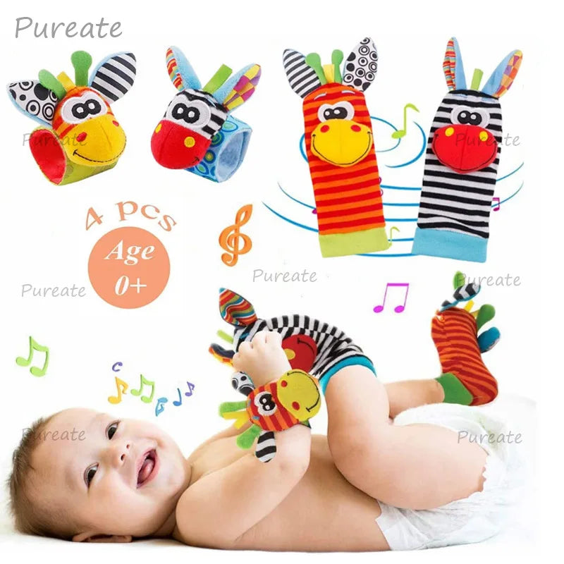 Chaussettes Hochet Bébé – Poignet & Pied