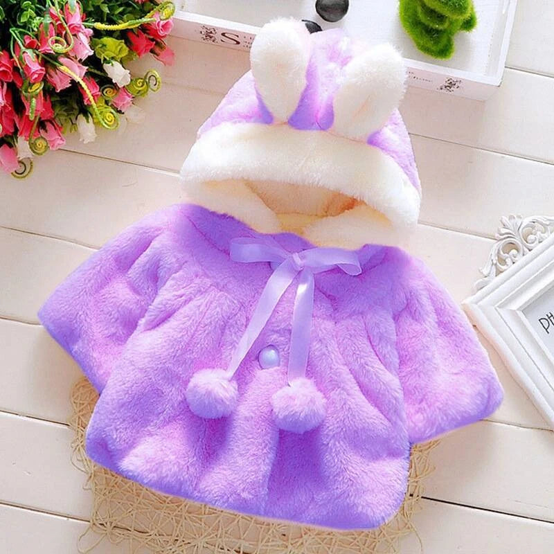 Cape Bébé Fille – Lapin Douillet