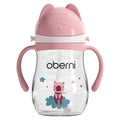 Oberni 270ml Tritan Kindergarten Baby Water Cup Leak Proof Gravity Ball Cute Baby Water Bottle For School