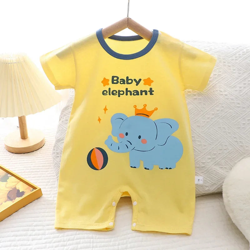 Body Bébé Été – Barboteuse Manches Courtes Respirante