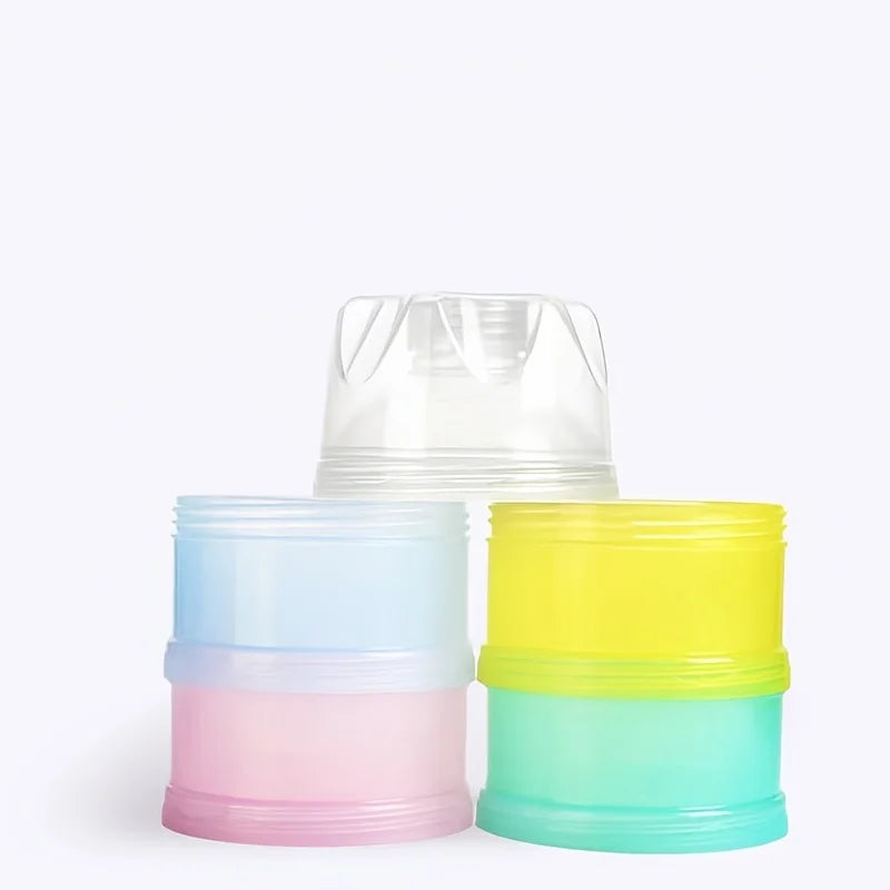 Portable Baby Formula Milk Powder Box Small Size Food Storage Container Sealed Baby Food Organizer for Outings And Solid Foods