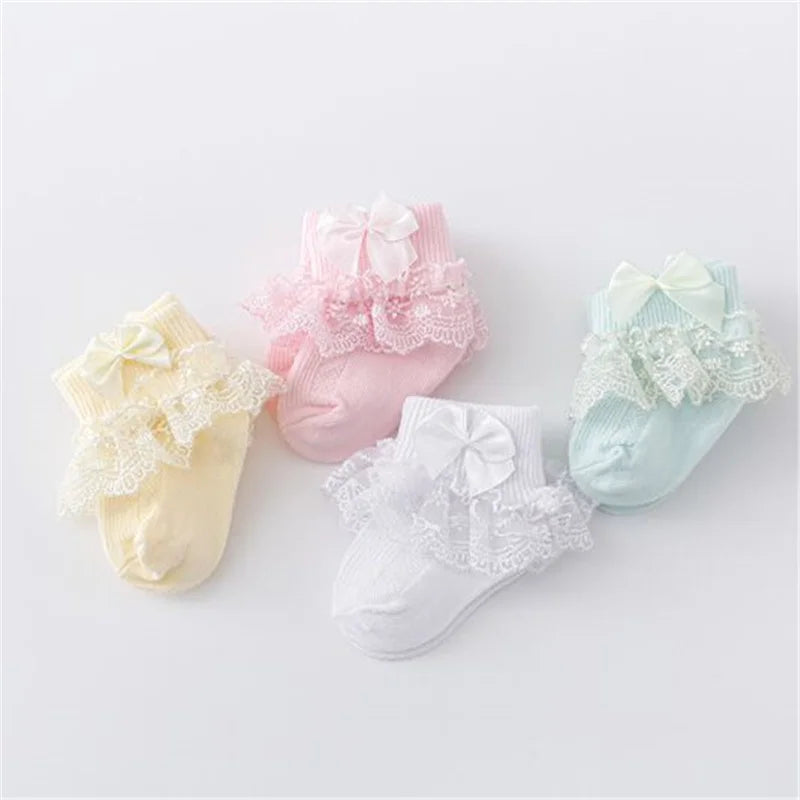 Chaussettes Bébé – Dentelle Princesse