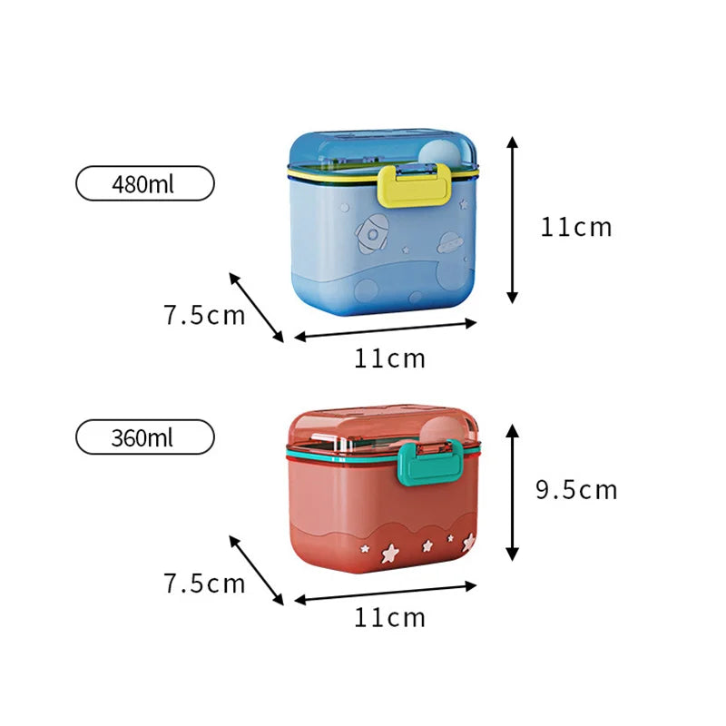 Baby Milk Powder Box Portable Hand -Sealing Moisture Proof Packing Box Rice Noodle Box