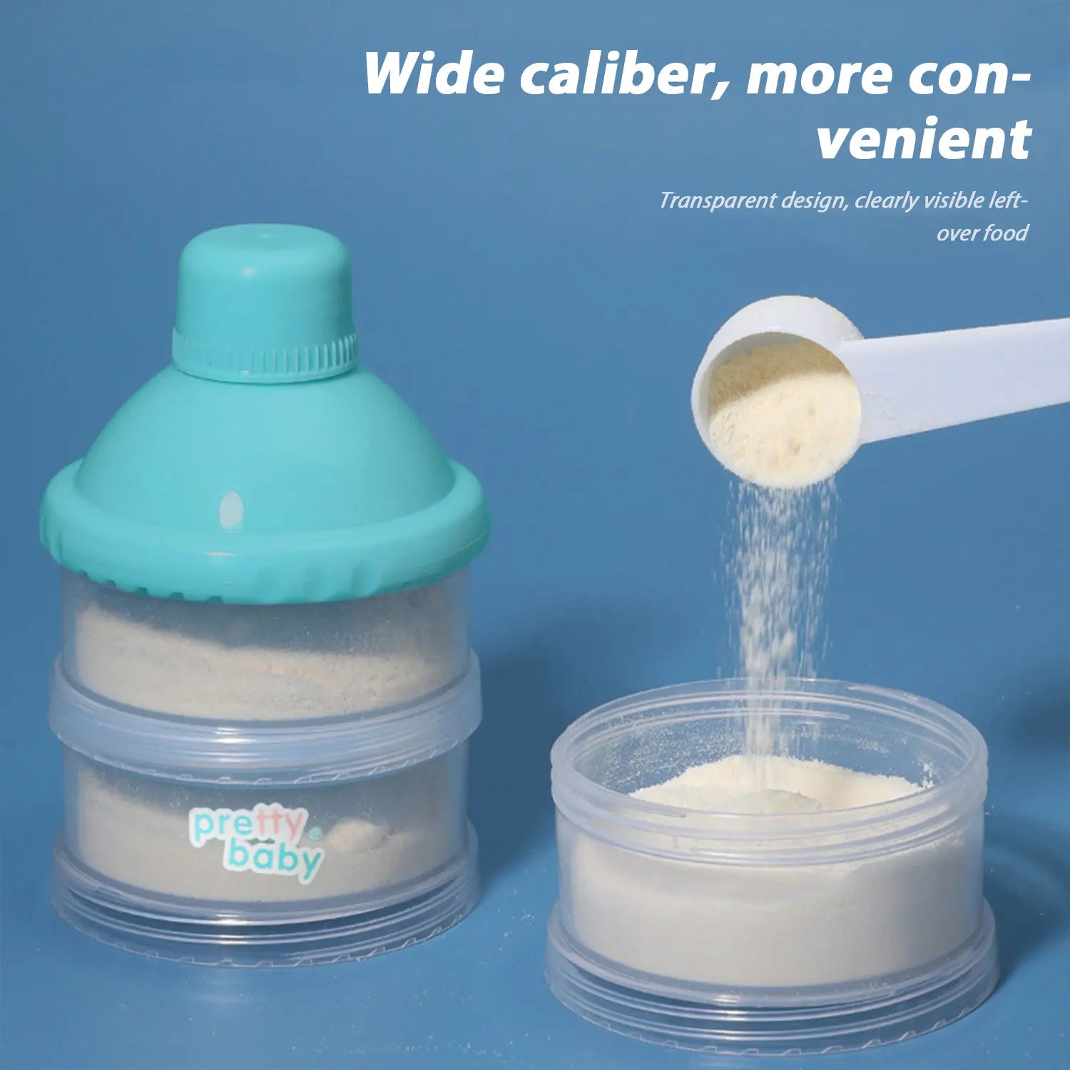 4-Layer Detachable Transparent Multi-layer Milk Powder Box Detachable Baby Milk Powder Compartment Maternal and Child Products