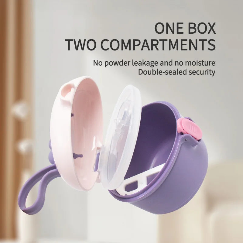 1pc Baby Milk Powder Box 220/440 ML Travel Portable Food Storage Box Safely Sealed Milk Powder Jar With Spoon Bpa Free