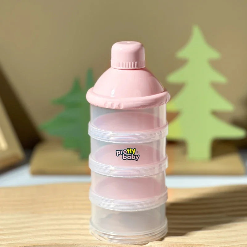 4-Layer Detachable Transparent Multi-layer Milk Powder Box Detachable Baby Milk Powder Compartment Maternal and Child Products