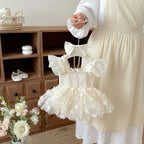Barboteuse Bébé Fille Princesse – Dentelle Fleurie Élégante