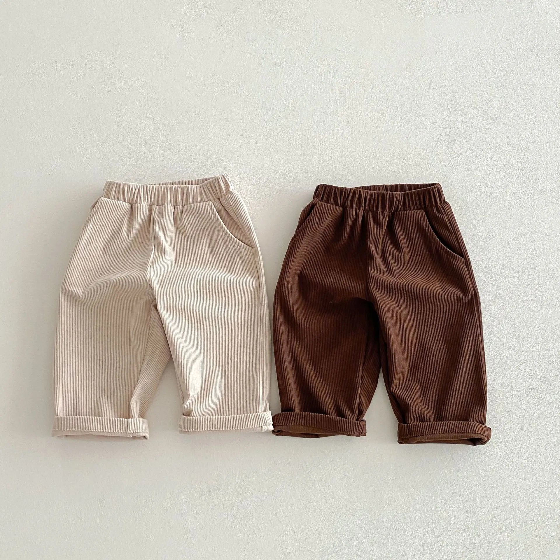 Pantalon Enfant – Velours Côtelé Confort