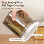 Three-in-one infant formula milk powder storage container  Magnetic key sealed fresh and multi-capacity