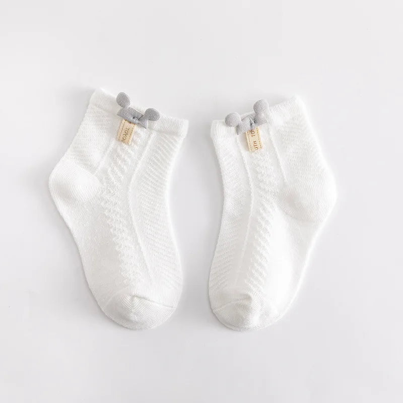 Lot 4 Chaussettes Bébé – Maille Légère