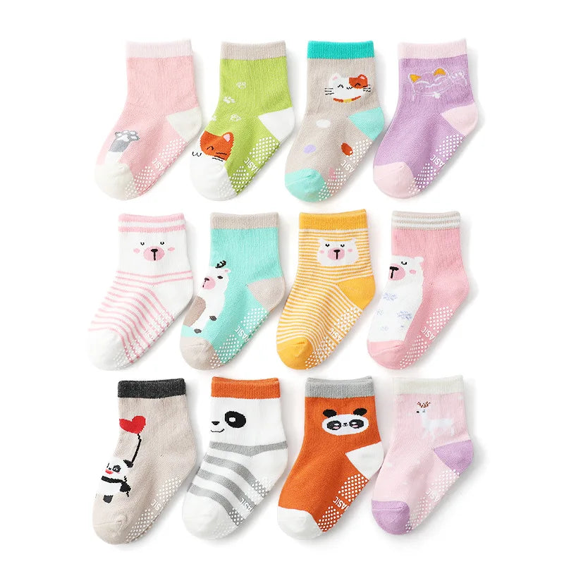 Chaussettes Bébé – Lot Économique 12 pcs