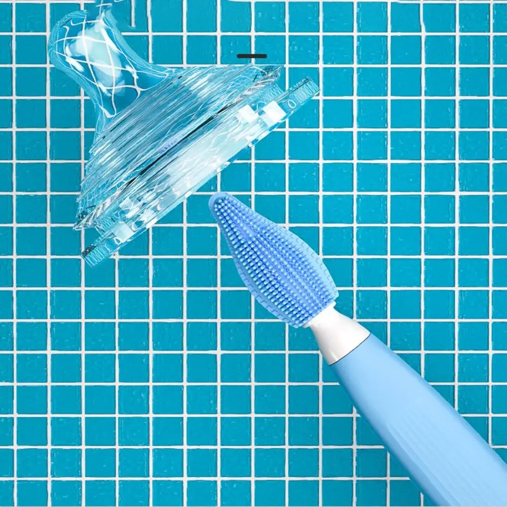 3pcs/set Silicone Baby Pacifier Straw Scrubber Small Brush Bottle Cleaning Brush 360 Degree Glass Cup Washing Kitchen Clean