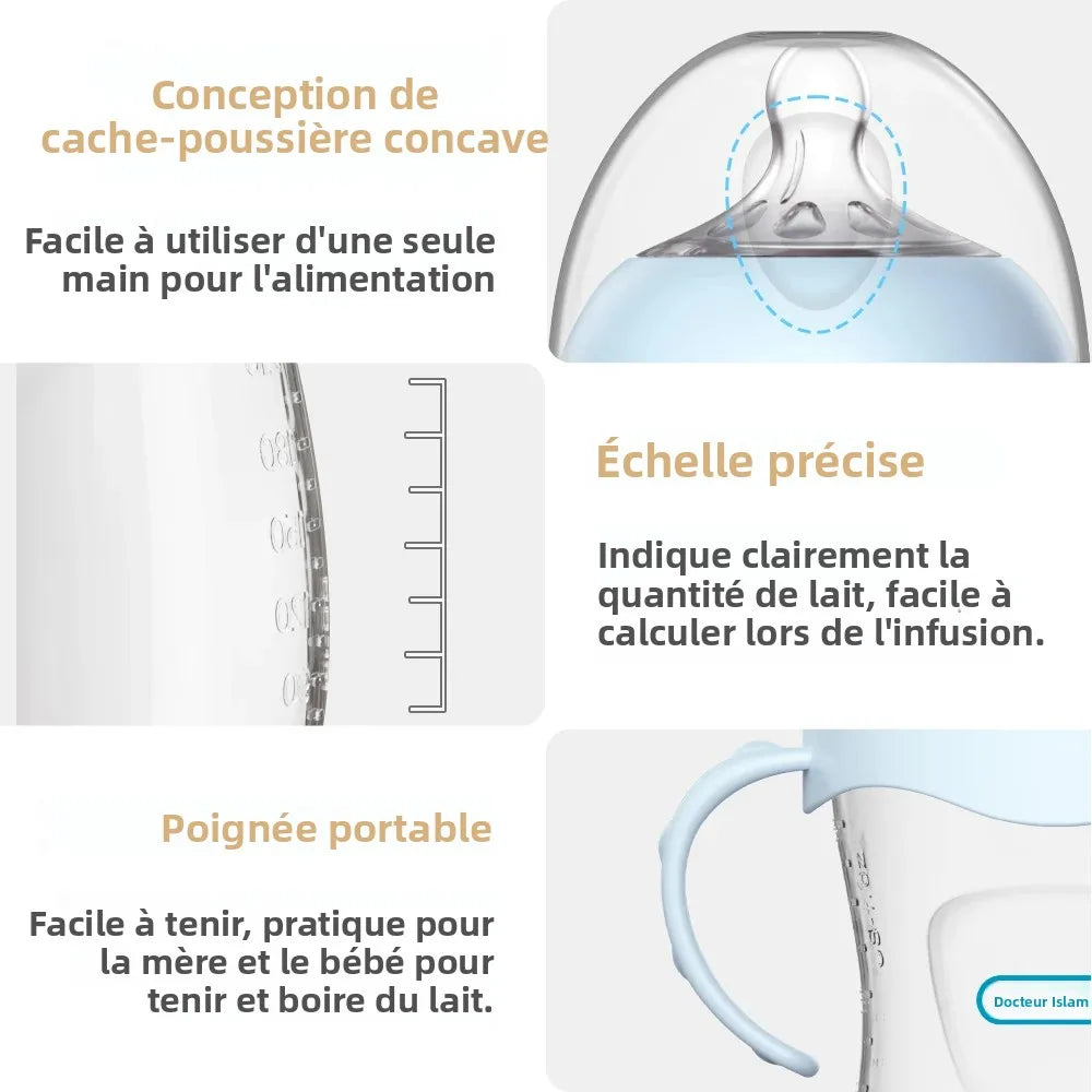150/240/330ML Baby PP Bottle Newborn Baby Bottle with Handle Milk BottleFeeding Baby Bottles Newborn Feeding Supplies BPA-Free