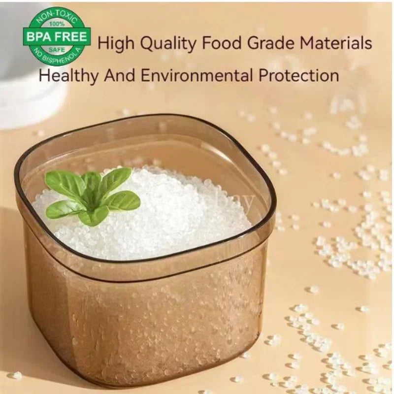 Three-in-one infant formula milk powder storage container  Magnetic key sealed fresh and multi-capacity