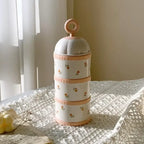 54DF Portable Formula Dispenser Baby Storage Box Rice Container for Baby Cereal Convenient Infant Milk Powder Box